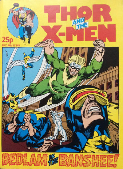 Cover for Thor and the X-Men (Marvel UK, 1983 series) #33