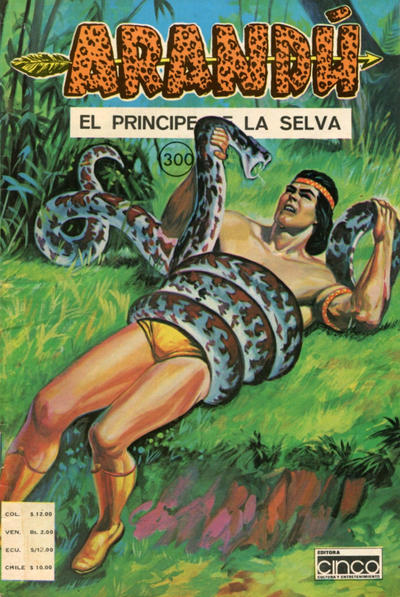 Cover for Arandú, El Príncipe de la Selva (Editora Cinco, 1977 series) #300
