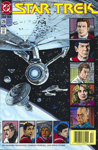 Cover for Star Trek (DC, 1989 series) #26 [Newsstand]