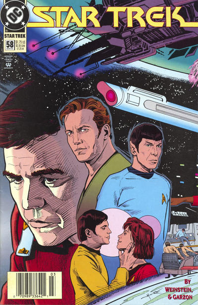 Cover for Star Trek (DC, 1989 series) #58 [Newsstand]