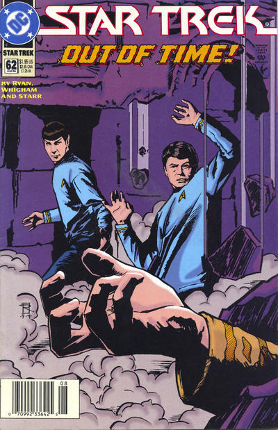 Cover for Star Trek (DC, 1989 series) #62 [Newsstand]
