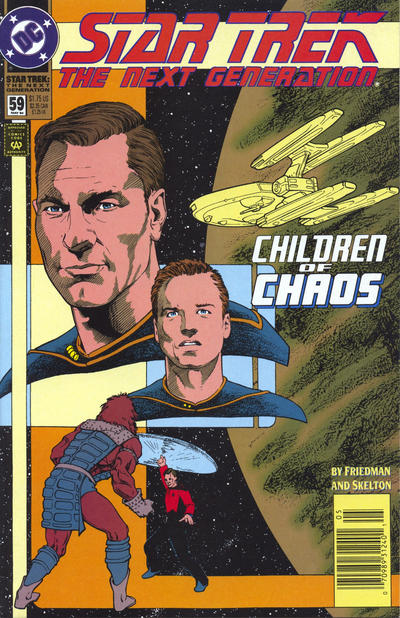 Cover for Star Trek: The Next Generation (DC, 1989 series) #59 [Newsstand]