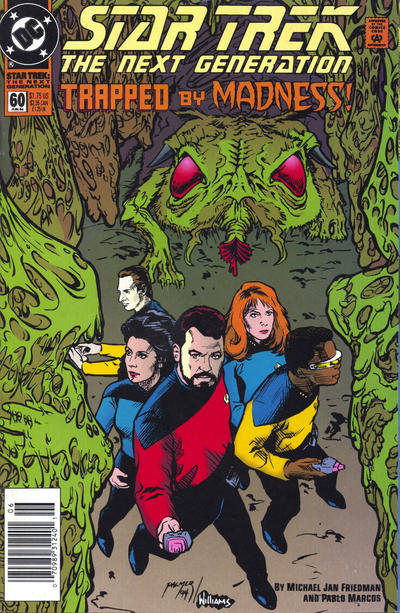 Cover for Star Trek: The Next Generation (DC, 1989 series) #60 [Newsstand]
