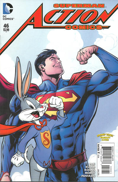 Cover for Action Comics (DC, 2011 series) #46 [Looney Tunes Cover]
