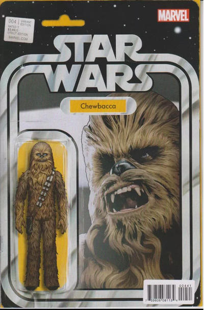 Cover for Star Wars (Marvel, 2015 series) #4 [John Tyler Christopher Action Figure Variant (Chewbacca)]