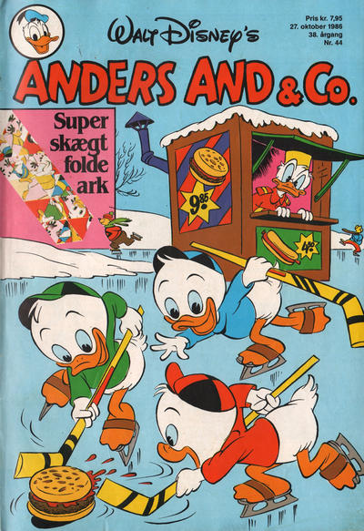 Cover for Anders And & Co. (Egmont, 1949 series) #44/1986