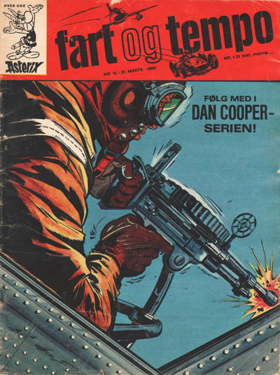 Cover for Fart og tempo (Egmont, 1966 series) #12/1969