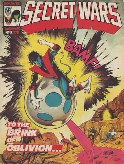 Cover for Marvel Super Heroes Secret Wars (Marvel UK, 1985 series) #18