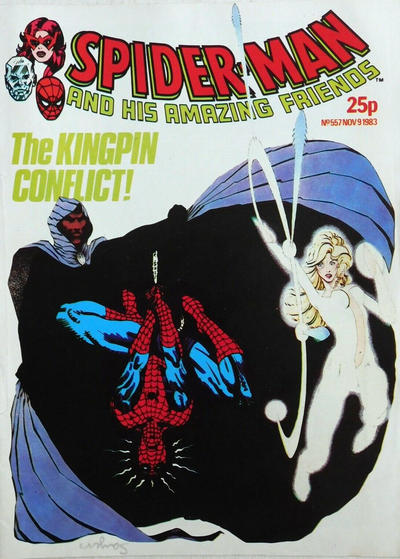 Cover for Spider-Man and His Amazing Friends (Marvel UK, 1983 series) #557
