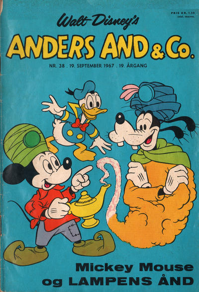 Cover for Anders And & Co. (Egmont, 1949 series) #38/1967