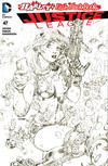 Cover Thumbnail for Justice League (2011 series) #47 [Harley's Little Black Book Jim Lee Sketch Cover]