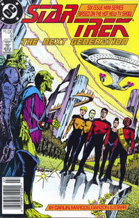 Cover Thumbnail for Star Trek: The Next Generation (DC, 1988 series) #6 [Newsstand]
