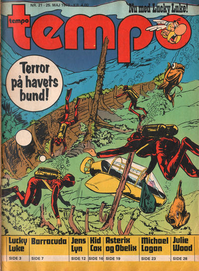 Cover for Tempo (Egmont, 1976 series) #21/1978