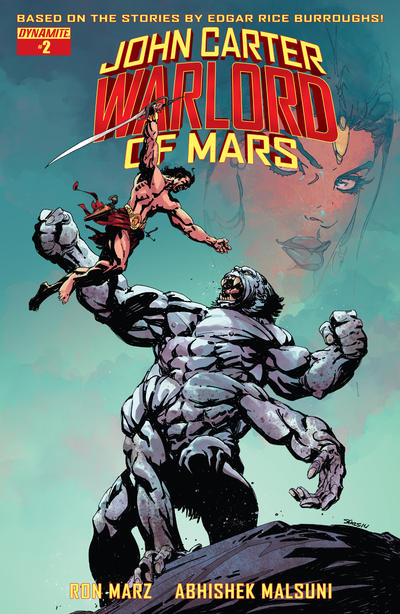 Cover for John Carter, Warlord of Mars (Dynamite Entertainment, 2014 series) #2 [Cover B  - Bart Sears Variant]
