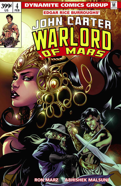 Cover for John Carter, Warlord of Mars (Dynamite Entertainment, 2014 series) #4 [Cover C - Emanuela Lupacchino Variant]