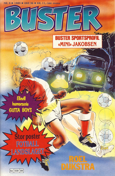 Cover for Buster (Semic, 1984 series) #9/1989