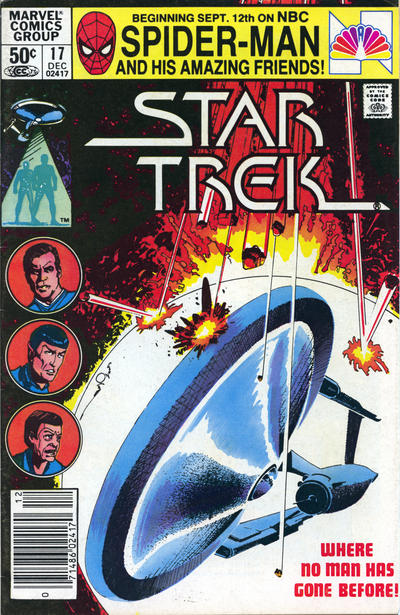 Cover for Star Trek (Marvel, 1980 series) #17 [Newsstand]