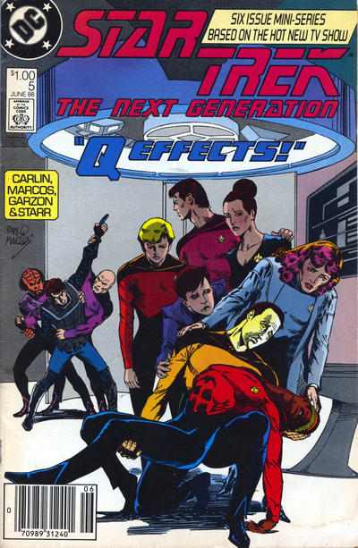 Cover for Star Trek: The Next Generation (DC, 1988 series) #5 [Newsstand]