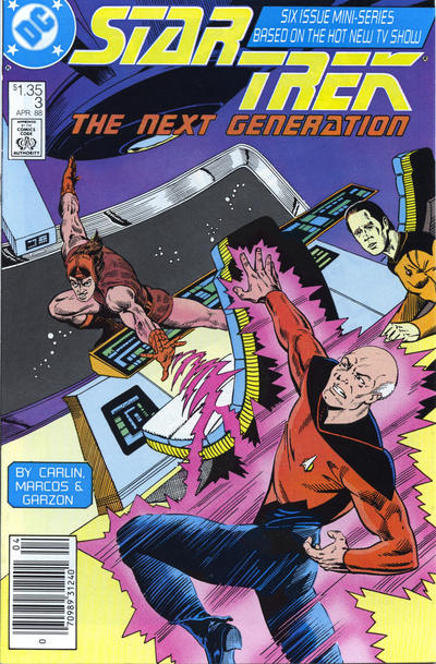 Cover for Star Trek: The Next Generation (DC, 1988 series) #3 [Canadian]