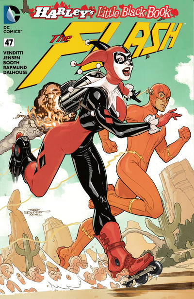 Cover for The Flash (DC, 2011 series) #47 [Harley's Little Black Book Terry Dodson Color Cover]