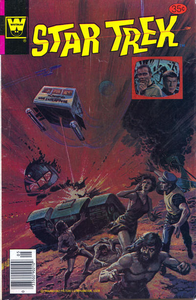 Cover for Star Trek (Western, 1967 series) #52 [Whitman Variant [With Surrounding Box]]