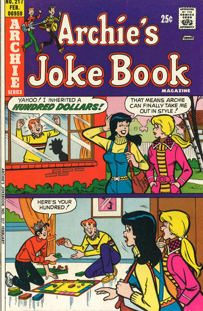 Cover for Archie's Joke Book Magazine (Archie, 1953 series) #217