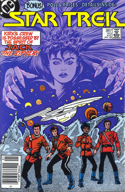 Cover for Star Trek (DC, 1984 series) #22 [Canadian]