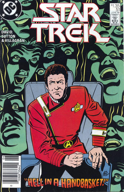 Cover for Star Trek (DC, 1984 series) #51 [Canadian]