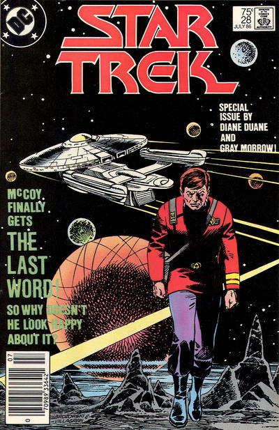 Cover for Star Trek (DC, 1984 series) #28 [Newsstand]