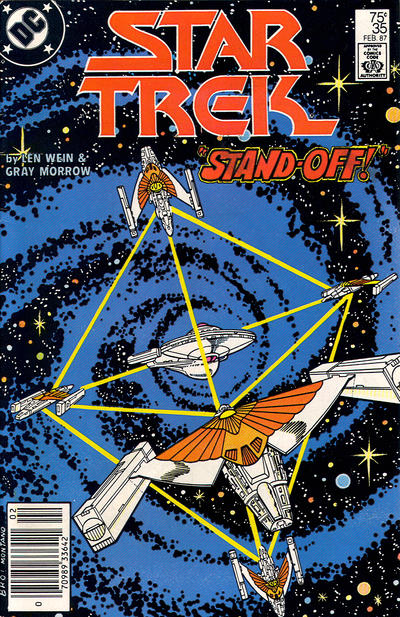 Cover for Star Trek (DC, 1984 series) #35 [Newsstand]