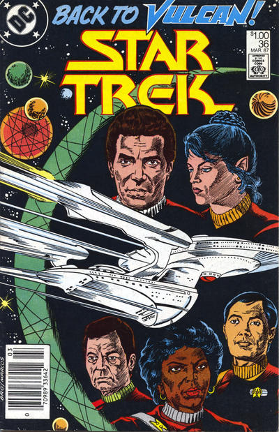 Cover for Star Trek (DC, 1984 series) #36 [Canadian]