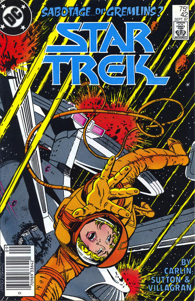 Cover for Star Trek (DC, 1984 series) #42 [Newsstand]