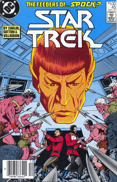 Cover for Star Trek (DC, 1984 series) #45 [Canadian]