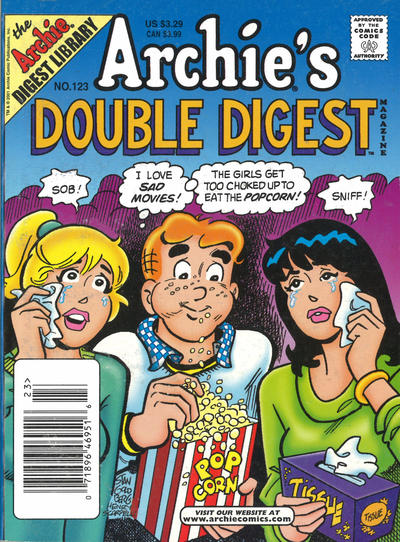 Cover for Archie's Double Digest Magazine (Archie, 1984 series) #123