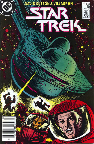 Cover for Star Trek (DC, 1984 series) #49 [Newsstand]
