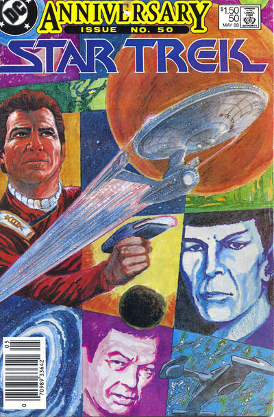 Cover for Star Trek (DC, 1984 series) #50 [Newsstand]