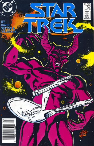 Cover for Star Trek (DC, 1984 series) #52 [Canadian]