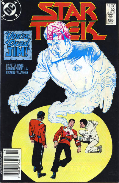 Cover for Star Trek (DC, 1984 series) #53 [Newsstand]