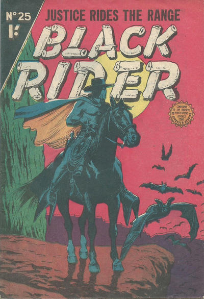 Cover for Black Rider (Horwitz, 1954 series) #25