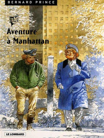 Cover for Bernard Prince (Le Lombard, 1969 series) #4 - Aventure à Manhattan [Barney & Aloysius]