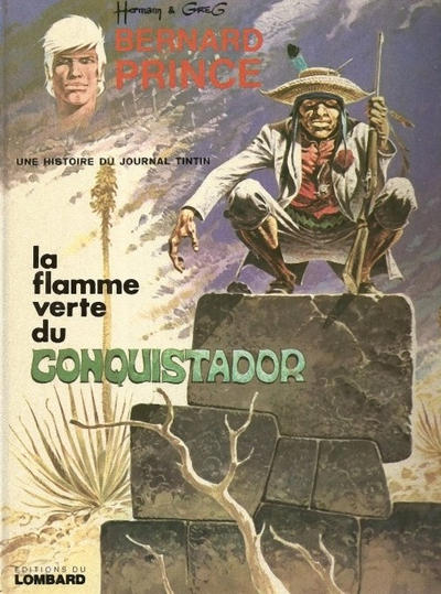 Cover for Bernard Prince (Le Lombard, 1969 series) #8 - La flamme verte du conquistador