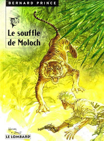 Cover for Bernard Prince (Le Lombard, 1969 series) #10 - La souffle de Moloch [new art]