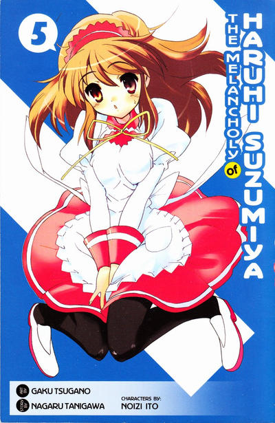 Cover for The Melancholy of Haruhi Suzumiya (Yen Press, 2008 series) #5