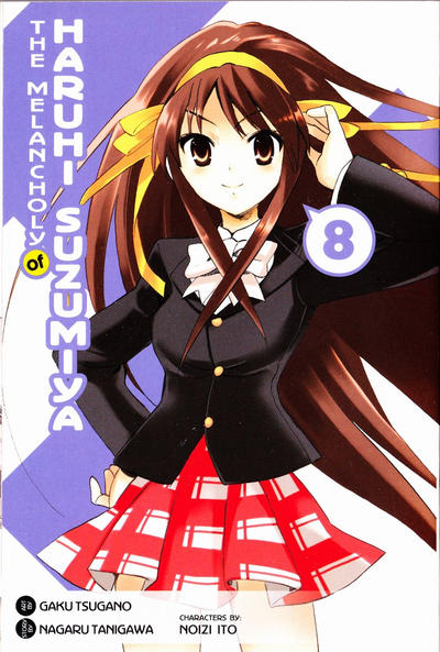 Cover for The Melancholy of Haruhi Suzumiya (Yen Press, 2008 series) #8