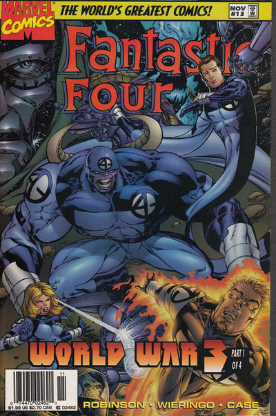 Cover for Fantastic Four (Marvel, 1996 series) #13 [Newsstand]