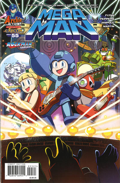 Cover for Mega Man (Archie, 2011 series) #55 [Cover B Ryan Jampole]
