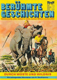 Cover Thumbnail for Bastei Sonderband (Bastei Verlag, 1970 series) #20 - Durch die Wüste und Wildnis