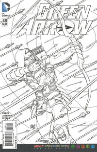 Cover Thumbnail for Green Arrow (DC, 2011 series) #48 [Adult Coloring Book Cover]