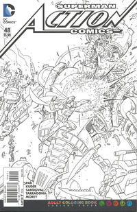 Cover Thumbnail for Action Comics (DC, 2011 series) #48 [Adult Coloring Book Cover]