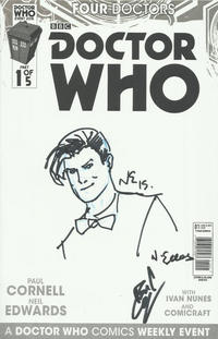 Cover Thumbnail for Doctor Who Event 2015: The Four Doctors (Titan, 2015 series) #1 [Blank Sketch Cover]